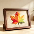 Autumn Maple Leaf Fabric Art