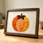 Harvest Pumpkin Fabric Art